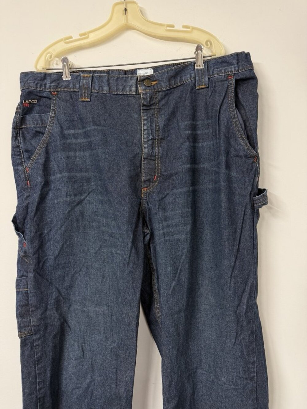 Lapco FR Men's Size 40x32 Straight Leg Blue Denim Jeans Flame Resistant NFPA 70E